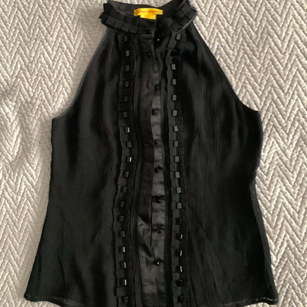Catherine Malandrino Black Blouse